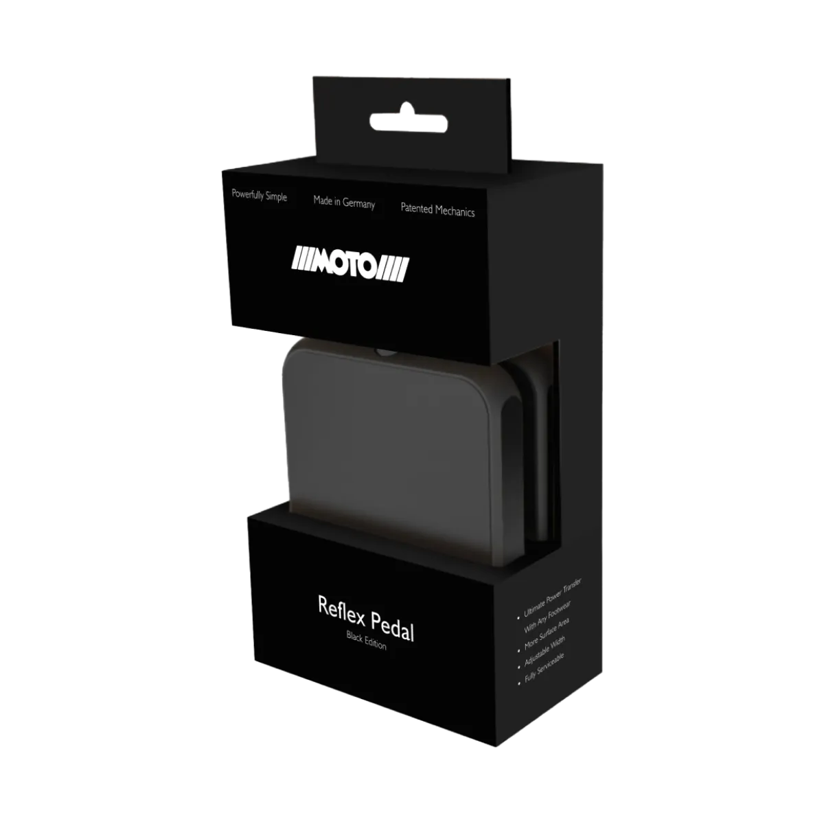 moto reflex pedalen MOTO Reflex Pedal "Black Edition"- MOTO Bicycles