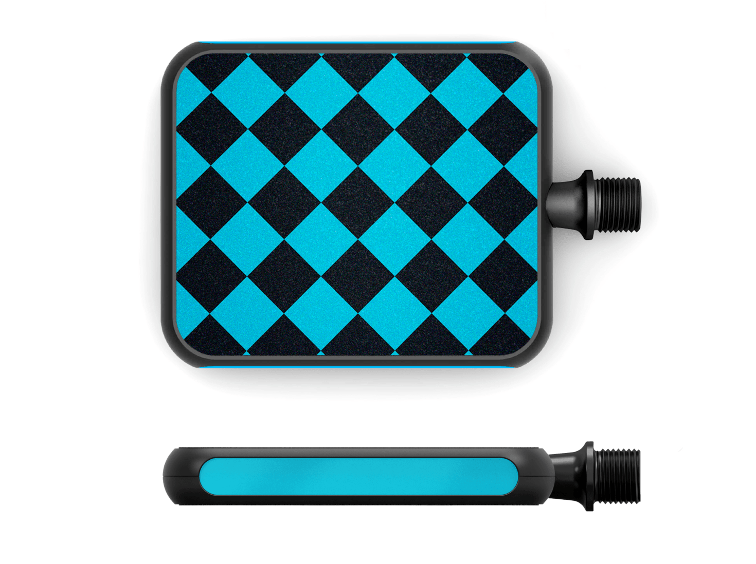 moto-reflex-flatpedals-checker-blue-black,blue checker